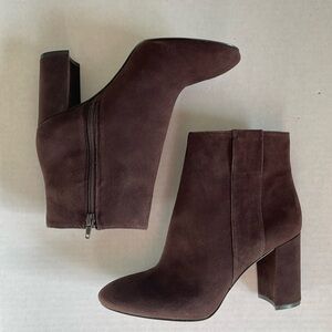 🆕 Nine West Brown Suede Booties